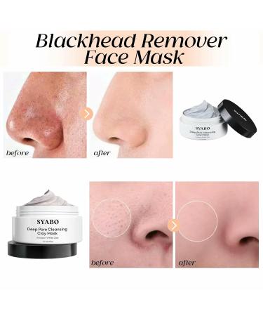 Amazonian White Clay Refreshing Pore Mask | Blackhead Remover & Resurfacing Treatment | 200ml for Flawless Skin - International Shipping Available - Buy Online on GoSupps.com