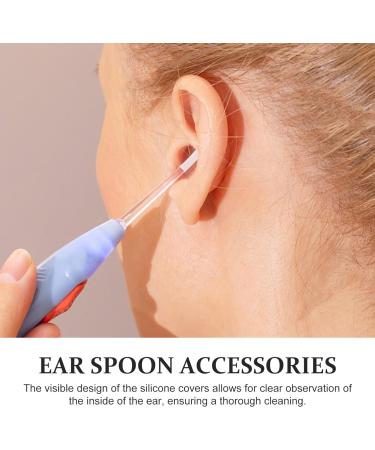 FOMIYES 10pcs Ear Wax Removal Replacement Tips Silicone Ear Spoon Tips Ear Cleaner Replacement Tips Ear Replacement Pick Ear Wax Removal Replacement Accessories Pink - Buy Online on GoSupps.com