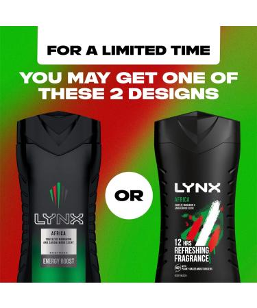 Lynx Africa 12-H Refreshing Fragrance Shower Gel Body Wash for Men 225ml (6) - Buy Online on GoSupps.com