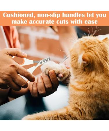 QttvbTna Pet Nail Clipper Cat and Small Animals Claw Scissors with Positioning Hole Pet Nail Trimmers Nail Scissors Pet Nail Grooming Clipper for Cat Tiny Dog Rabbits Birds and Other Small Animals - Buy Online on GoSupps.com