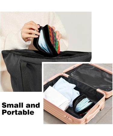 GIAPB Period Bag - African Stripe Art Color499 | Sanitary Napkin Storage & Makeup Pouch - Buy Online on GoSupps.com