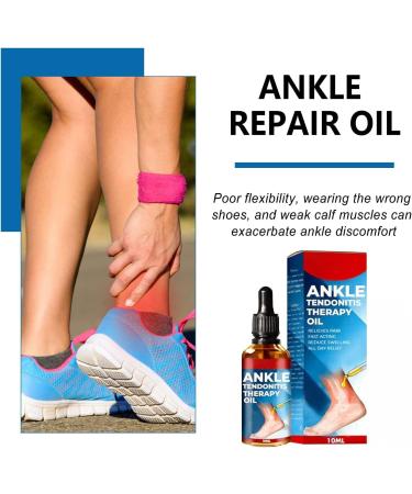 German Ankle Tendonitis Therapy Oil - Natural Muscle Massage Oil for Joint Relief (2PC) - Buy Online on GoSupps.com