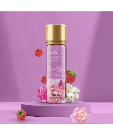 So Unique Peony Blush Body Mist - Floral Fruity Vanilla Perfume with Bergamot and Pear Notes - Perfume for Women - Body Spray for Women - 5.1 oz 5.1 Fl Oz (Pack of 1) Peony Blush - Buy Online on GoSupps.com
