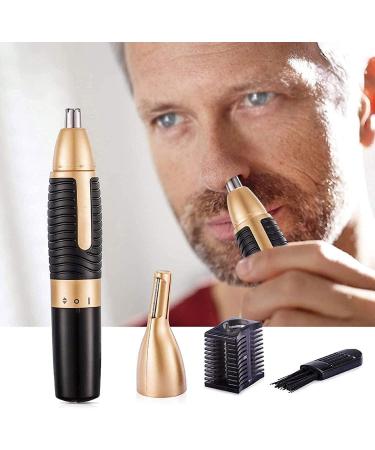 Buy Portable Waterproof Nose & Ear Hair Trimmer - Electric Trimmer with Large Storage Bin for Easy Cleansing | Perfect for Home & Travel - Buy Online on GoSupps.com
