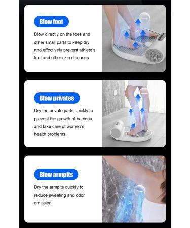 Body Hair Dryer Negative Ions Body Heater Blow Dryer Waterproof All-Round Quick-Drying Body Dryer Household Bathroom Dryer - Buy Online on GoSupps.com