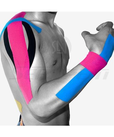 Kinesiology Tape - Pain Relief Adhesive - Best Therapeutic Muscle Support Aid - Sports Wrap for Knee Elbow Wrist Back Shoulder Ankle & Neck Injury Tape - Physio tap Water Resistant - Price Xes 1 Pcs Green - Buy Online on GoSupps.com