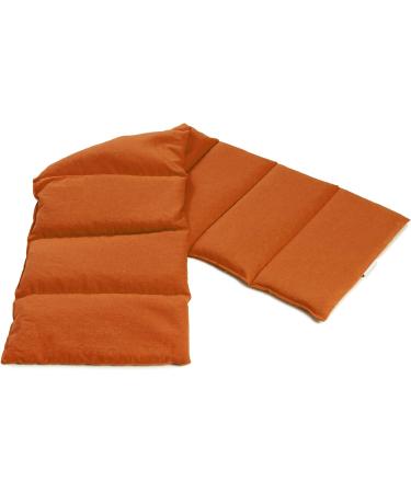 Rapeseed Pillow 75x20cm - Large 8-Chamber Heat Pad | Orange Grain Pillow for Relaxation - Buy Online on GoSupps.com