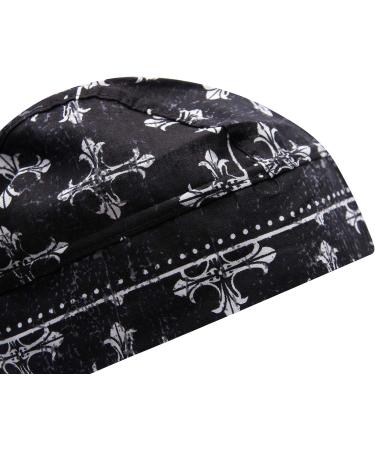 Elephant Brand Skull Caps - 100% Cotton Pack of 3 Biker Hats in Patterned & Plain Colors - Buy Online on GoSupps.com