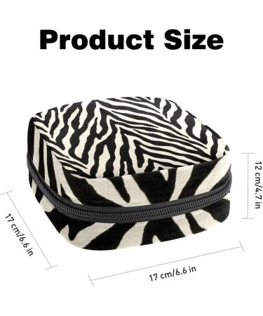 Animal Print Sanitary Napkin Storage Bag Portable Menstrual Pad Bag for Teen Girls Tampons Sanitary Pads for Women Ladies Multicoloured 09 - Buy Online on GoSupps.com