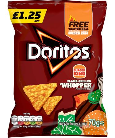 Doritos Burger King Flame Grilled Whopper 70g (15 Bags x 70g)