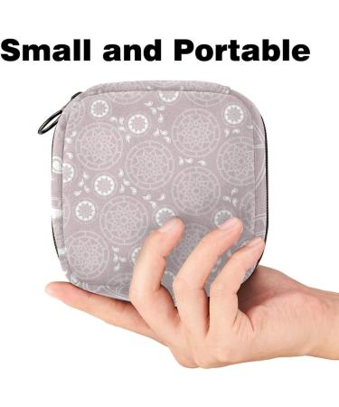 Retro Bohemian Storage Bags for Women's Bandages Menstrual Pads Tampons & Panty Liners - Portable Organizer for School & Office - Buy Online on GoSupps.com