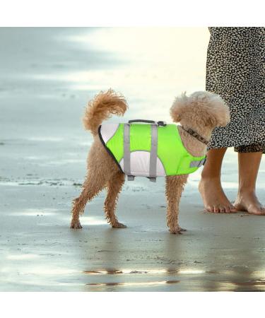 Buy Cit toile Dog Life Jacket - Small Reflective Strong Buoyancy & Breathable for Water Sports - Green L - Buy Online on GoSupps.com