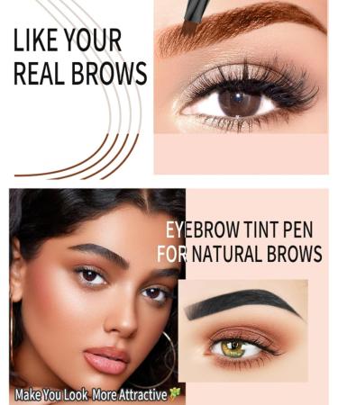 Magic Eyebrow Pencil-3D Waterproof Microblading Eyebrow Pencil Contouring Pen 4 Tipped Precise Brow Pen Magic Microblading Eyebrow Pen Natural Fine Stroke Microblading Eyebrow Pencil (ALLx4) - Buy Online on GoSupps.com