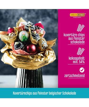 Decocino Chocolate Kubure Tender Bitter 200g - Premium Belgian Melting Chocolate for Filling & Decorating - Buy Online on GoSupps.com