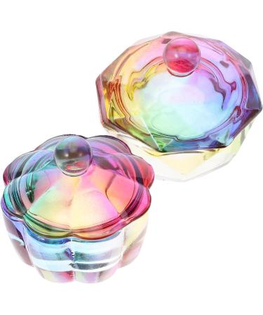 minkissy 10 Pcs Nail Cup Crystal Colored Glass Brush Washing Container Glass Nail Art Cup Nail Dish Nail Liquid Cup Nail Art Accessories Dish for Acrylic Nails Acrylic Nail Tools Shot Glass - Buy Online on GoSupps.com