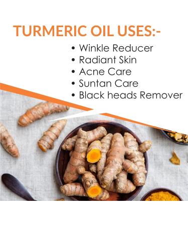 Crysalis Turmeric (Curcuma Longa) Oil |100% Pure & Natural Undiluted Essential Oil Organic Standard Turmeric Oil Skin Rejuvenator Healthy Skin & Contributes Natural Skin Glow -30ml 30 ML - Buy Online on GoSupps.com