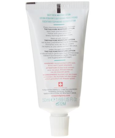 Soap And Glory The Fab Pore Daily Micro Smoothing Moisture Lotion 50ml - Pore Minimizing & Hydrating Formula for Radiant Skin - Buy Online on GoSupps.com