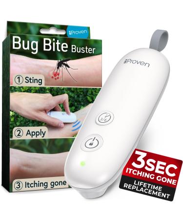 iProven Insect Bite Relief Device Chemical-Free Treatment of Insect Bites and Stings Itching and Swelling Healer - BBB-112