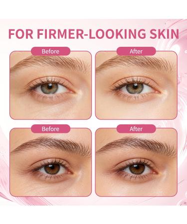 PDRN Pink Peptide Eye Serum Cream Hydrating & Firming Eye Cream for Dark Circles Anti-Aging Treatment Reduces Fine Lines Uneven Skin Tone Soothing Pink Moisturizer with Peptides 1.01fl.oz (2) - Buy Online on GoSupps.com