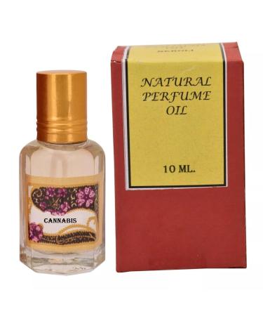Natural Roll-On Attar Perfume Oil Alcohol Free Long Lasting Cannabis Fragrance- 10ml Pack of 1