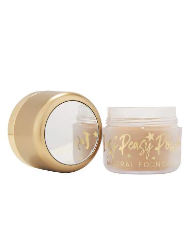 Belle Beauty by Kim Gravel Easy Peasy Loose Mineral Powder Full Coverage Foundation (Fair) - Buy Online on GoSupps.com