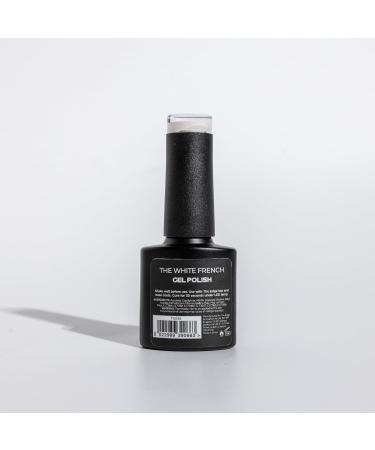 THE EDGE Gel Nail Polish 8ml - The White French - UV/LED Manicure/Pedicure for Salon & Home Use Highly Pigmented/Long Lasting/2-Coat Coverage - Buy Online on GoSupps.com