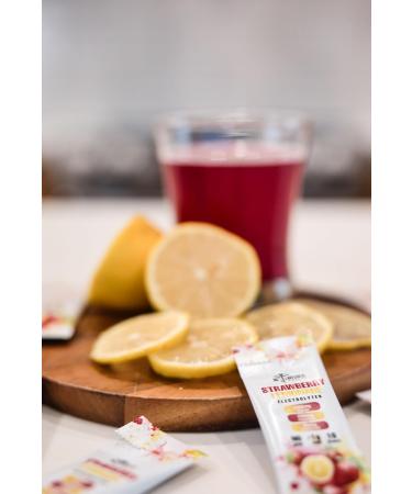 Dr. Botanical Health Electrolyte Drink Mix Strawberry Lemonade Electrolytes - 10 Count - No Added sugars - On The Go Hydration Packets - No Artificial Colors or Flavors - Vegan, Gluten Free - Buy Online on GoSupps.com
