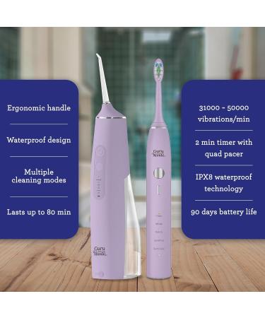 Shop GuruNanda Lion & Lamb Kit: Portable Water Flosser & Sonic Toothbrush - Best Dental Care for Healthy Smiles Worldwide - Buy Online on GoSupps.com