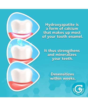 Pro-Mineralizer Toothpaste - Nano Hydroxyapatite Enamel Support with Xylitol & Aloe Vera - Anti Cavity Fluoride Free - Dentist Formulated Wintermint 4oz - Buy Online on GoSupps.com