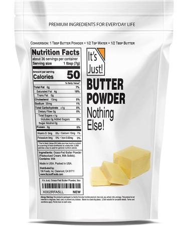 It's Just - GrassFed Butter Powder  Made from Real Butter  Made in USA  9oz - Buy Online on GoSupps.com