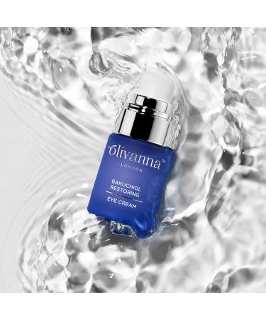Olivanna Bakuchiol Restoring Eye Cream - Elderflower Extract Reduces Visibility of Dark Circles - Hyaluronic Acid and Glycerin Moisturizes - 0.5 oz - Buy Online on GoSupps.com
