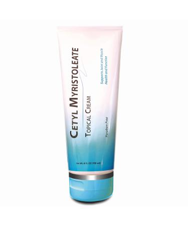 Cetyl Myristoleate Topical Cream Omega 5 Fatty Acid - Quick Relief from Joint and Muscle Discomfort - Includes Arnica, Glucosamine, Aloe,Jojoba, Sunflower & Sesame Seed Oil - 4oz. by Coreceutimin - Buy Online on GoSupps.com