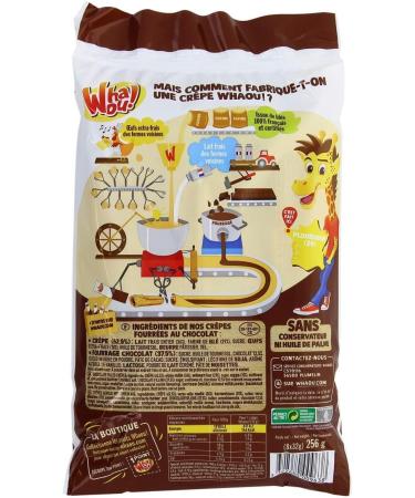  G n rique WHAOU - Whaou 8 Chocolate Crepes 256G - 256G - Pack of 4 - Sold as a Pack - Buy Online on GoSupps.com