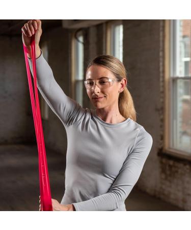 THERABAND Resistance Band Loops - Medium Red 18" for At-Home Exercise Pilates Yoga Crossfit & Physical Therapy - Buy Online on GoSupps.com