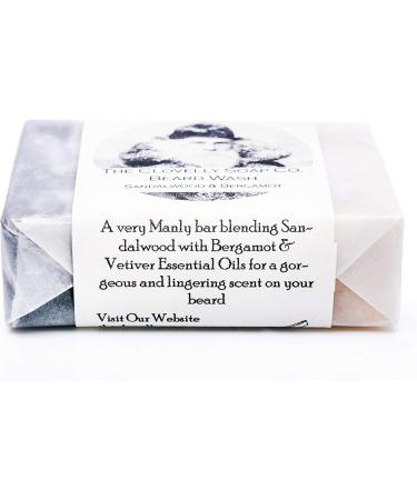 Clovelly Soap Co Natural Handmade Beard Shampoo Soap Bar Sandalwood & Bergamot 50g - Buy Online on GoSupps.com