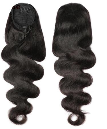 Ponytail Extension Human Hair Ponytail Extension Natural Color Drawstring Ponytail Hair Extensions for Women 8-26" Long Body Wave Pony Tails Clip in Remy Hair Pieces Ponytail Hairpiece for Women ( 18inches 160g - Buy Online on GoSupps.com