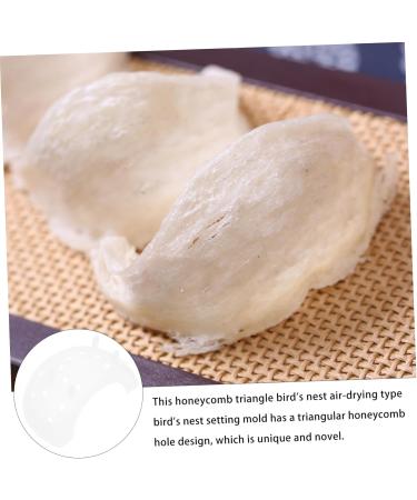 COHEALI 18 Pcs Bird's Nest Shaper Honeycomb Mold Candy Drying Rack Cubilose Mold for Home Square Household Whitex3pcs 9X6X4.5CMx3pcs - Buy Online on GoSupps.com