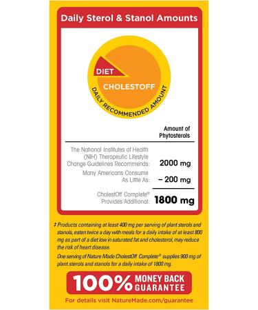 Buy Nature Made CholestOff Complete - 120 Softgels for Heart Health Support - Buy Online on GoSupps.com