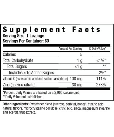 Air Immune Lozenges with Vitamin C & Zinc - 60 Servings, Immune Support - Buy Online on GoSupps.com