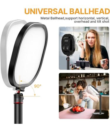 LED Streaming Key Light Desktop - K7: Professional Studio Lighting for Home Office, Live Broadcast, Game Video, Makeup & Photographs - Buy Online on GoSupps.com