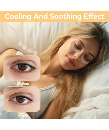 6 Reusable Silicone Under Eye Patches Anti-Wrinkle & Dark Circle Treatment | Overnight Folding Eye Pads - Buy Online on GoSupps.com