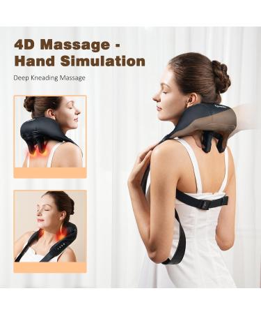 Knqze 3D Neck Massage Device - Deep Tissue Relief for Neck Shoulders & Legs | Perfect Gift for Men & Women - KN6-NM Blue - Buy Online on GoSupps.com