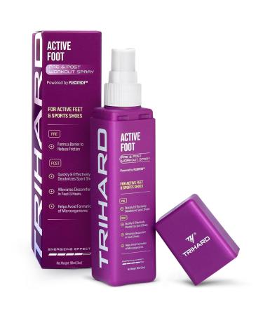 All-Day Foot & Sneaker Refresher Spray | Eliminates Odor & Sweat for Fresh Dry Feet & Shoes | Long-Lasting Comfort & Protection for Active Lifestyles