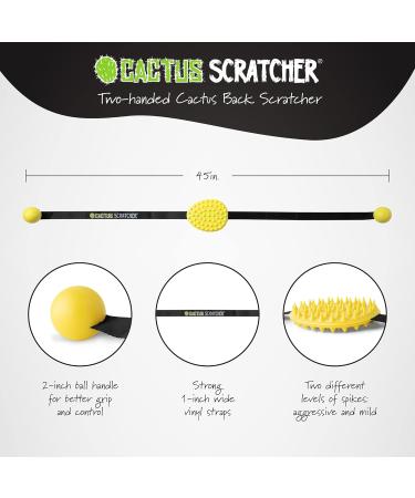 Original Cactus Back Scratchers - Aggressive & Moderate Two-Sided Design | Perfect Travel Gift for Men & Women | Shop Internationally - Buy Online on GoSupps.com