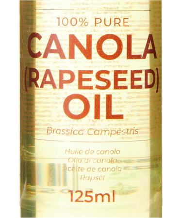 Buy Mystic Moments Canola Carrier Oil 125ml - Pure Natural Oil for Hair Face Nails Aromatherapy Massage - Vegan & GMO Free - International Shipping Available - Buy Online on GoSupps.com