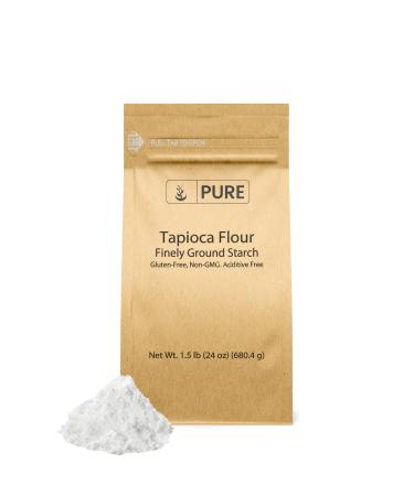 Pure Original Ingredients Tapioca Starch (1.5 lb) Non-GMO & Gluten Free, Kitchen Staple, Eco-Friendly Packaging. 1.5 Pound (Pack of 1)