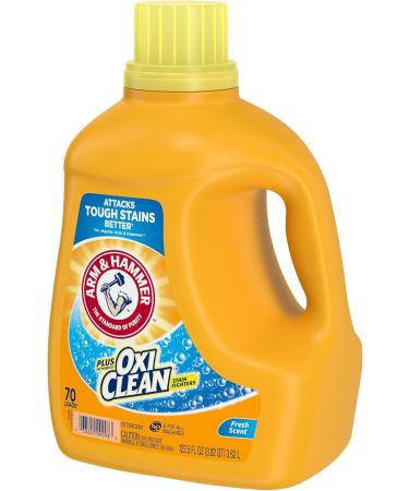Buy Arm & Hammer Liquid Laundry Concentrate with OxiClean - Fresh Scent 122.5 Fl Oz (Pack of 4) | International Shipping Available - Buy Online on GoSupps.com