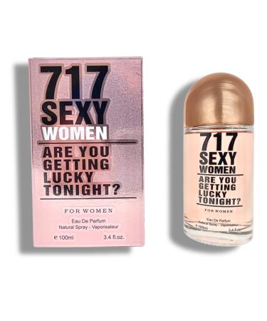 717 Sexy Women - Are You Getting Lucky Tonight Eau de Parfum 3.4 Fl. Oz. Amber Floral fragrance for women.
