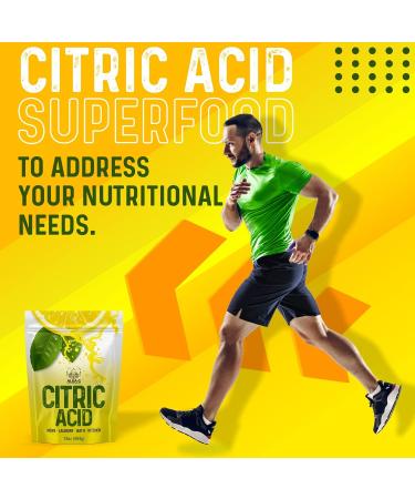 ALKA-G Citric Acid 16 Oz - 100% Pure Food Grade Powder for Skincare, Cooking, Baking & Bath Bombs | Multi-Purpose Resealable Bag - 1 Pound - Buy Online on GoSupps.com