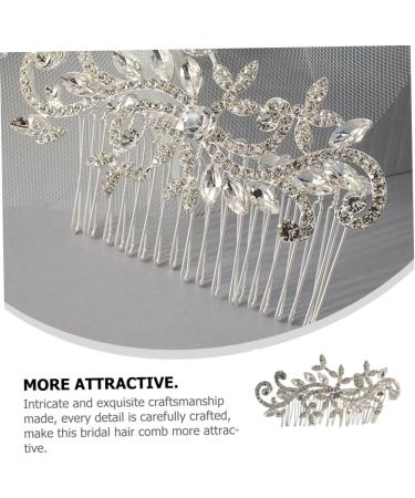 MAGICLULU Wedding Hair Clips for Brides Wedding Hair Comb Wedding Hair Accessories Gold Decor Wedding Decor Hair Combs for Women Accessories Rhinestone Hair Combs Hair Side Comb - Buy Online on GoSupps.com